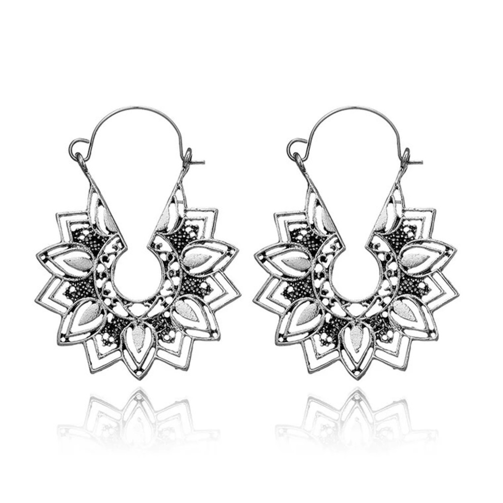 Boho bohemian Gypsy Earrings - Picture 4 of 6